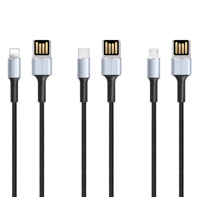 Double Side Daħħal Iċċarġjar USB Cable